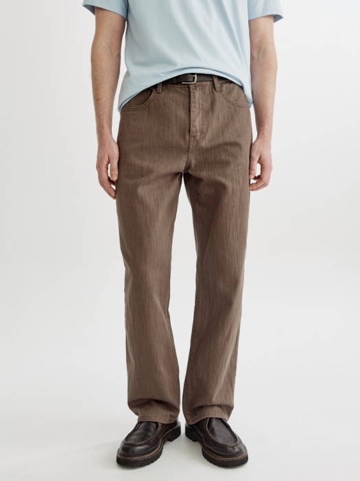 джинсы прямого кроя со средней посадкой от бренда sela вид слева