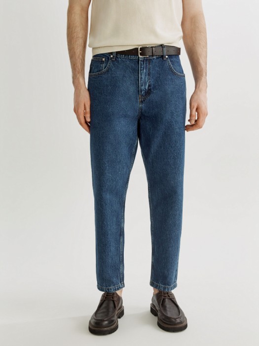 джинсы расслабленного кроя со средней посадкой от бренда sela вид слева