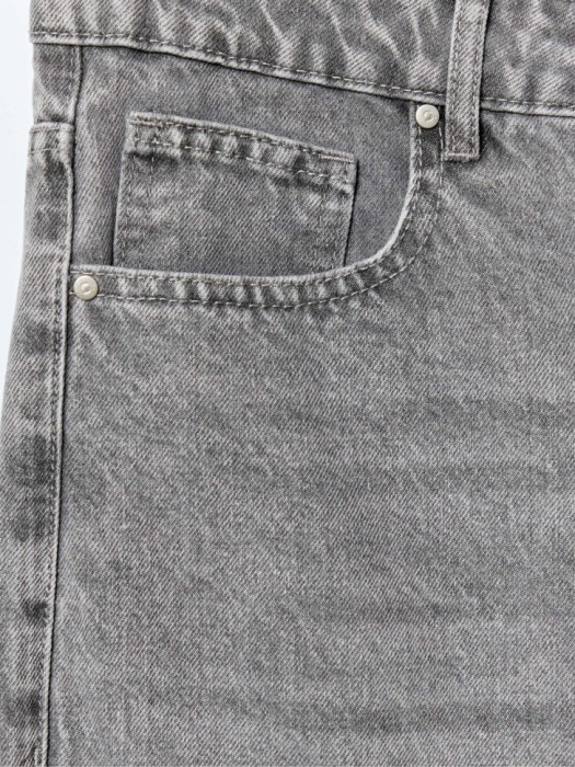 джинсы расслабленного кроя со средней посадкой из хлопка спереди