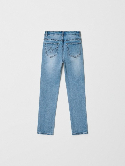 джинсы slim fit для девочек по цене 799 руб вид справа