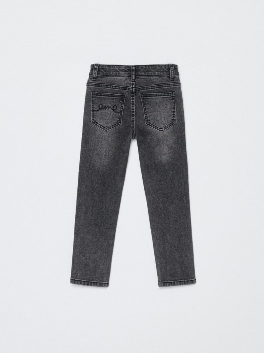 джинсы slim fit для мальчиков по цене 599 руб вид справа
