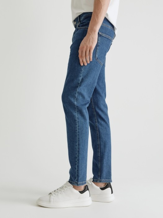 джинсы slim fit со средней посадкой из россии вид сбоку