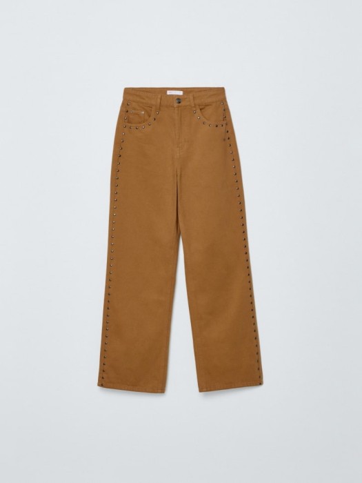 джинсы straight fit из линейки  young из хлопка спереди