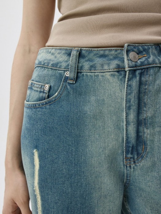 джинсы straight fit винтажные из россии вид сбоку