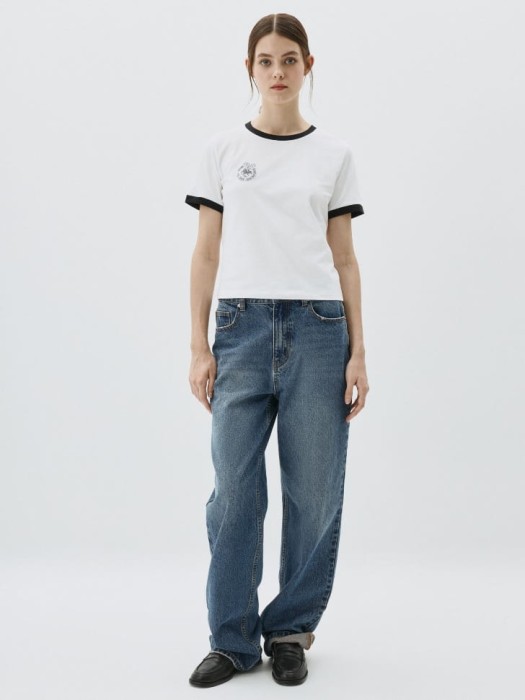 джинсы straight fit из россии вид сбоку