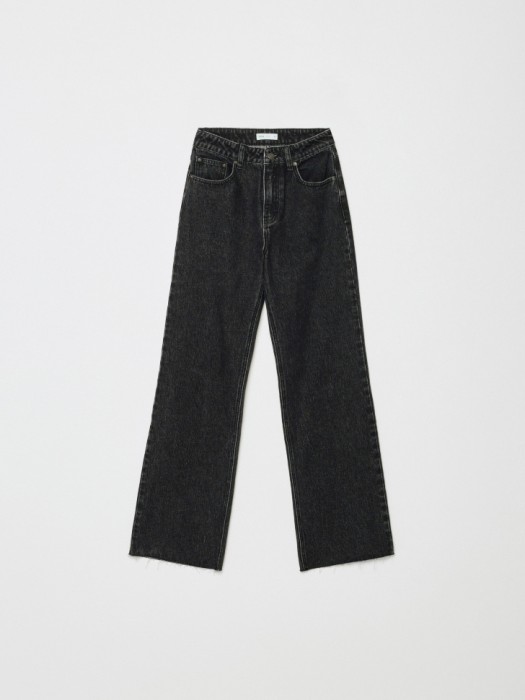 джинсы straight из хлопка спереди