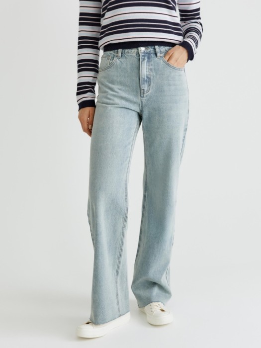 джинсы straight от бренда sela вид слева
