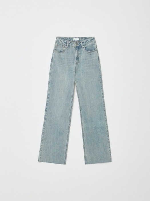 джинсы straight из хлопка спереди