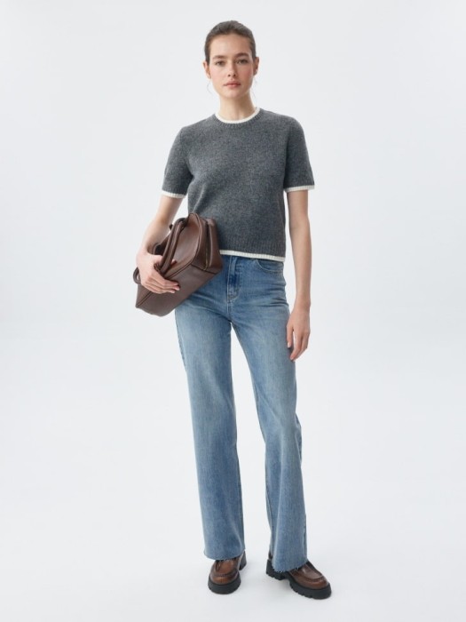 джинсы straight от бренда sela вид слева