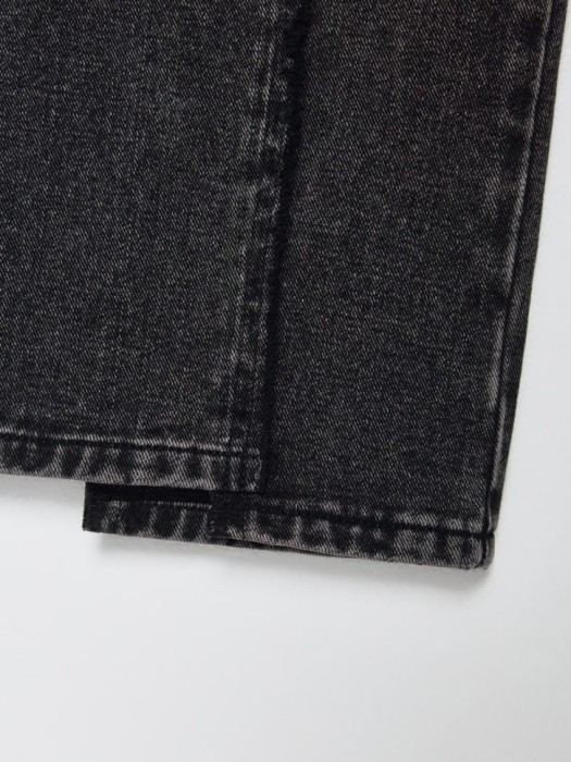 джинсы wide leg с декоративными швами для девочек универсального стиля с лицевой стороны