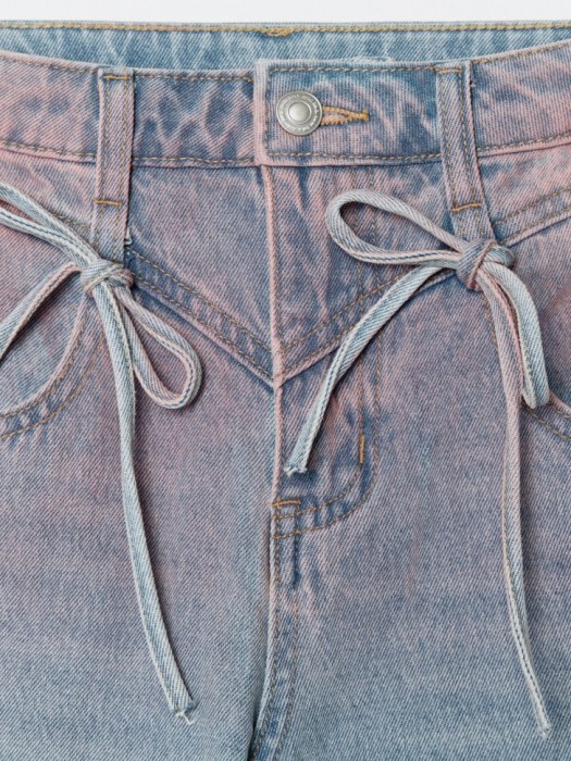 джинсы wide leg с градиентом для девочек по цене 3299 руб вид справа