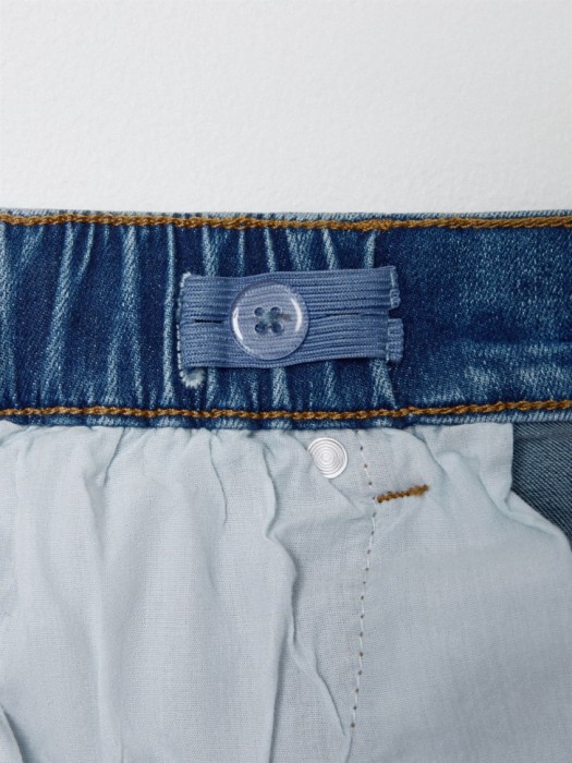 джинсы wide leg с увеличенной полнотой для девочек по цене 1399 руб вид справа