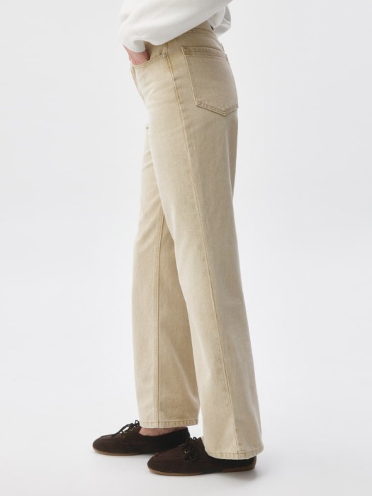 джинсы wide leg со стрелками по цене 1999 руб вид справа