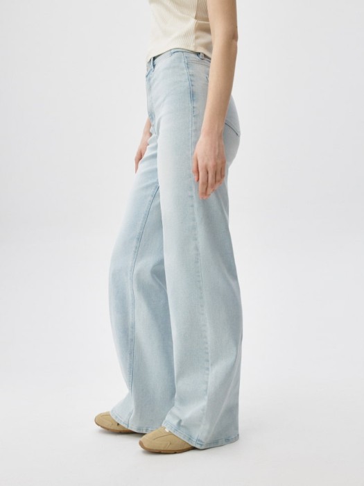 джинсы wide leg tall с высокой посадкой из россии вид сбоку