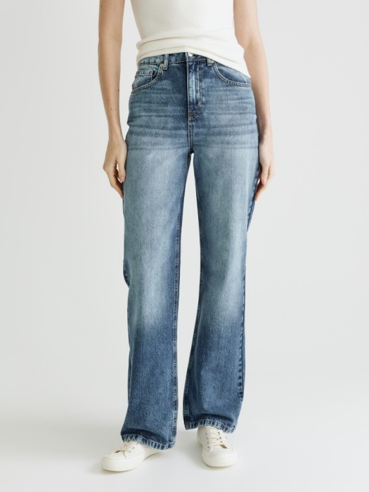 джинсы wide leg tall от бренда sela вид слева