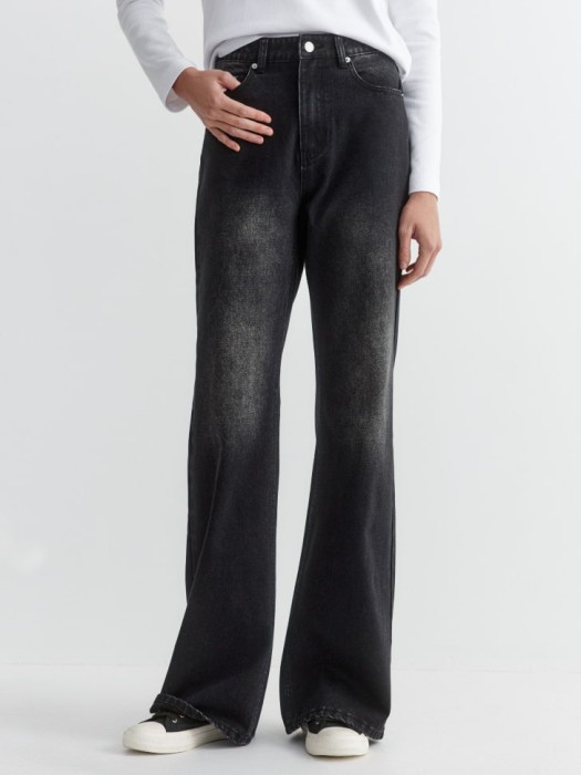 джинсы wide leg tall от бренда sela вид слева