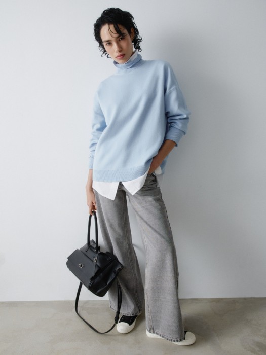 джинсы wide leg от бренда sela вид слева