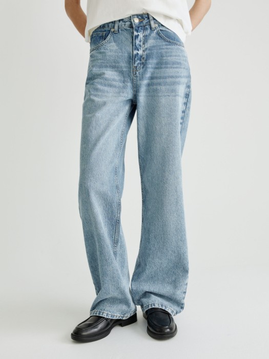 джинсы wide leg от бренда sela вид слева