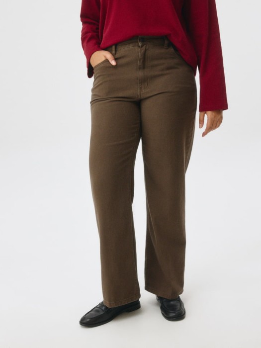 джинсы wide leg от бренда sela вид слева