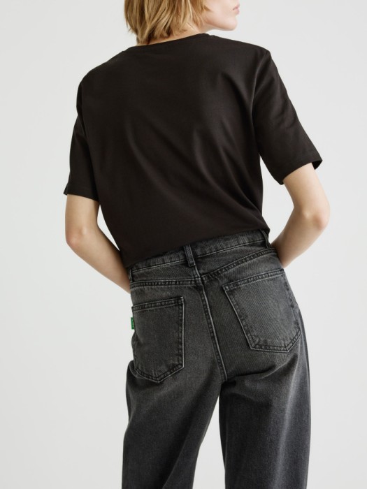джинсы wide leg для взрослого возраста с изнаночной стороны