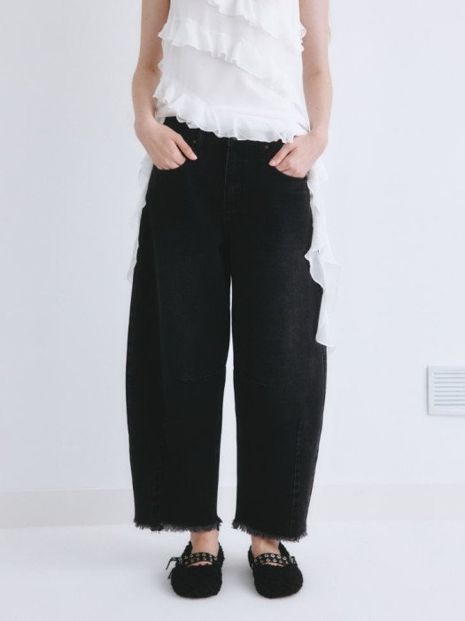 джины slouchy fit из линейки  young от бренда sela вид слева