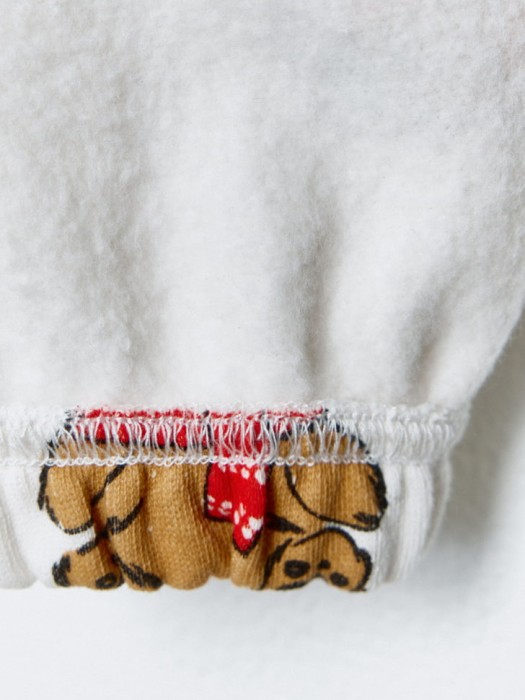 джоггеры из футера с начесом для малышей по цене 499 руб вид справа