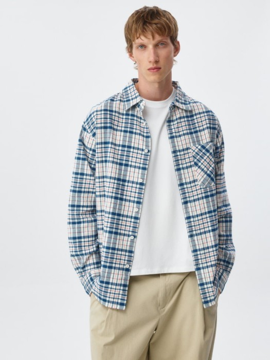 фланелевая рубашка в клетку 4680798713793 фотография