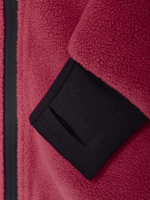 флисовая толстовка для девочек из трикотажа спереди