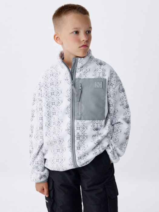 флисовая толстовка для мальчиков из россии вид сбоку