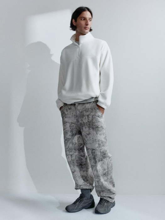флисовая толстовка oversize fit от бренда sela вид слева