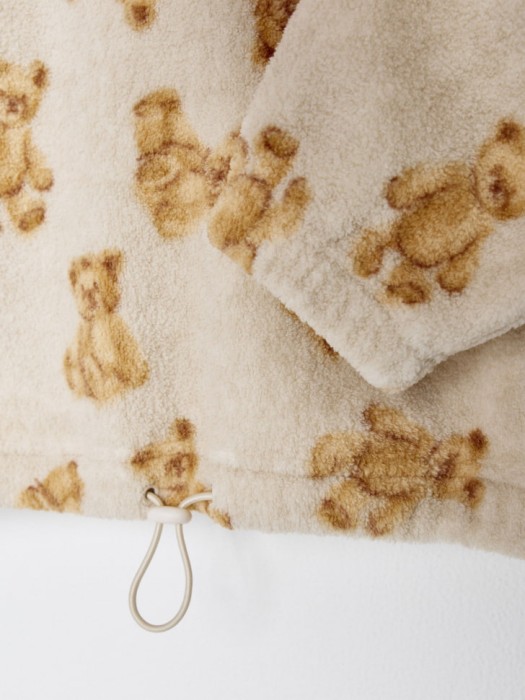 флисовая толстовка с принтом для девочек по цене 1299 руб вид справа