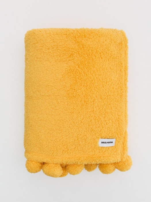 флисовый плед с помпонами детский 4610517227669 фотография