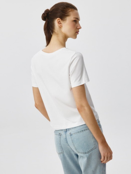 футболка eva slim fit по цене 899 руб вид справа