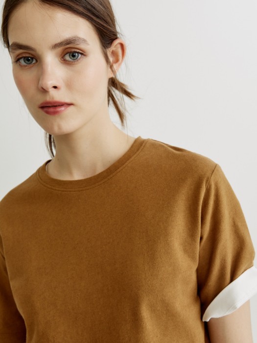 футболка из смесового льна из россии вид сбоку