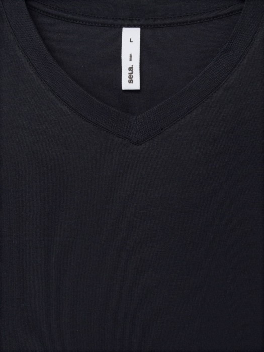 футболка mark regular fit базовая из хлопка спереди