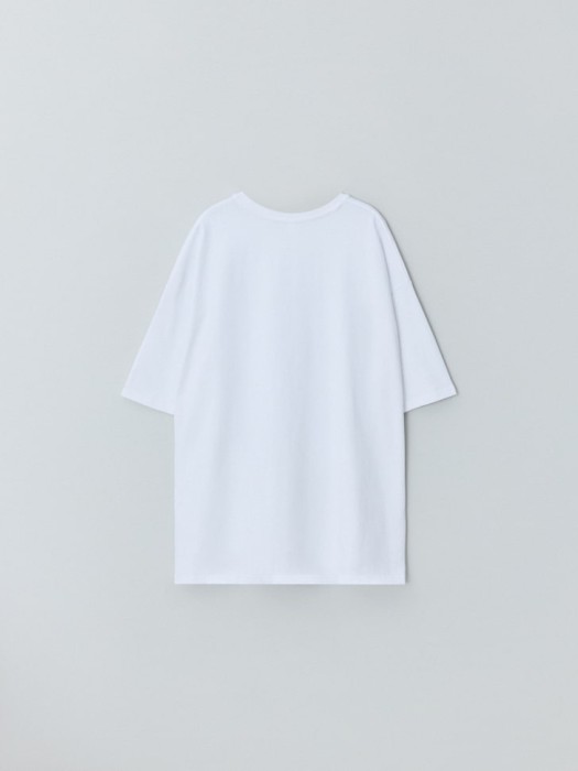 футболка max oversize fit базовая от бренда sela вид слева