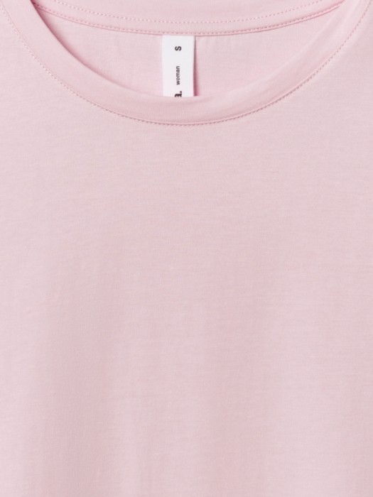 футболка мэри прямого кроя от бренда sela вид слева