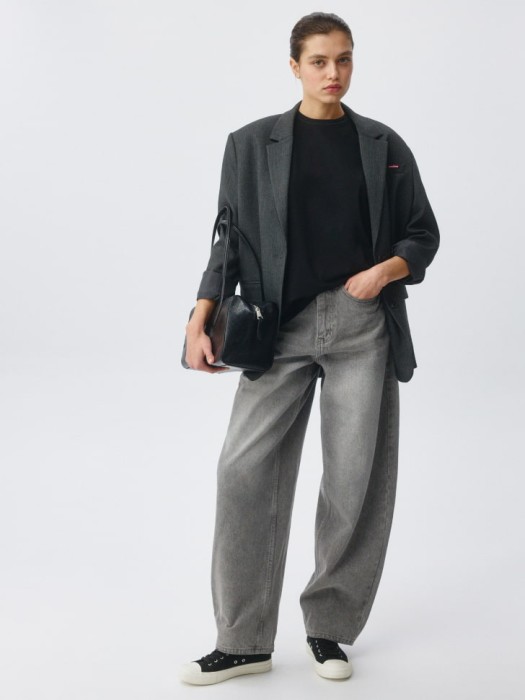 футболка mira oversize fit от бренда sela вид слева