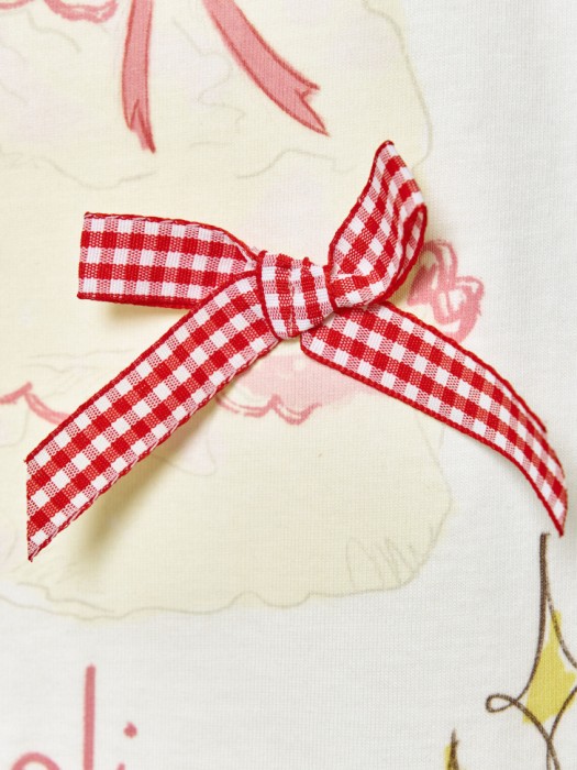 футболка оверсайз для девочек из коллекции art people с авророй ефимовой из хлопка спереди