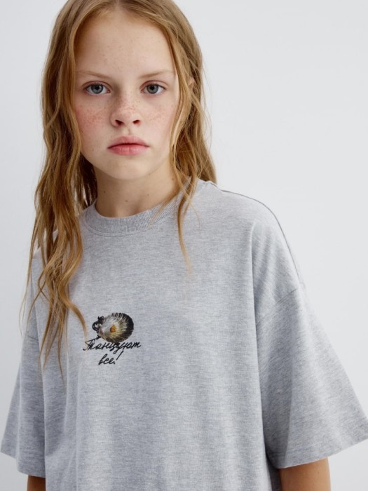 футболка оверсайз для девочек из коллекции  x мосфильм по цене 1299 руб вид справа