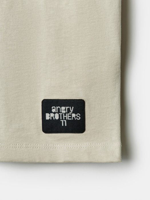 футболка оверсайз для мальчиков из коллекции art people с angry brothers 11 винтажного стиля с лицевой стороны