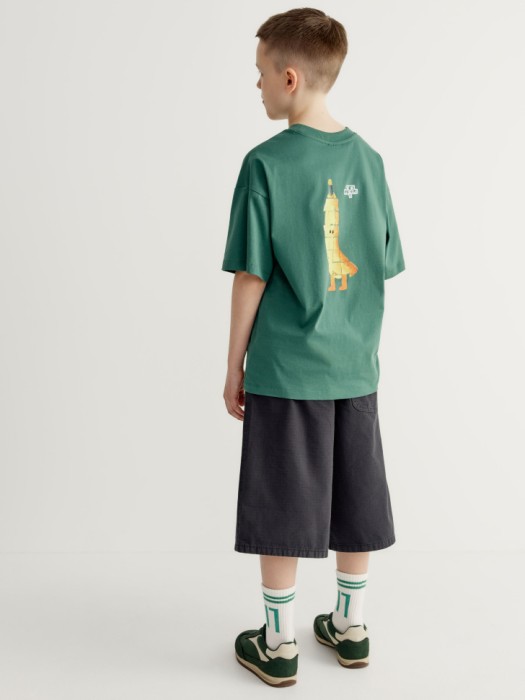 футболка оверсайз для мальчиков из коллекции art people с angry brothers 11 от бренда sela вид слева