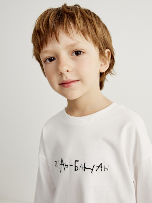 футболка оверсайз для мальчиков из коллекции art people с «обществом юных архитекторов» по цене 1299 руб вид справа