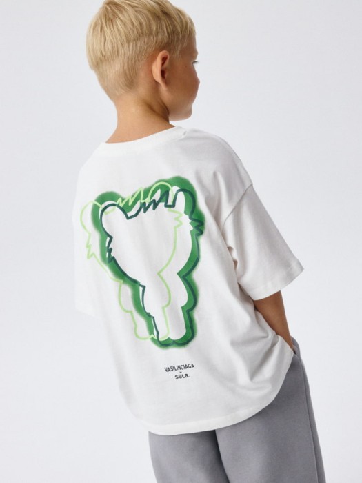 футболка оверсайз для мальчиков из коллекции  х vasilinciaga 4680798552941 фотография