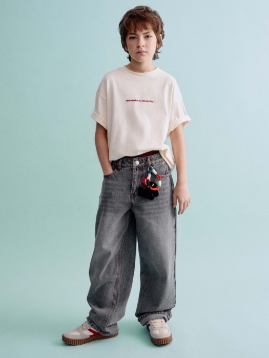 футболка оверсайз для мальчиков из коллекции  x мосфильм от бренда sela вид слева