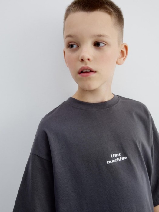 футболка оверсайз для мальчиков из коллекции  x мосфильм универсального стиля с лицевой стороны