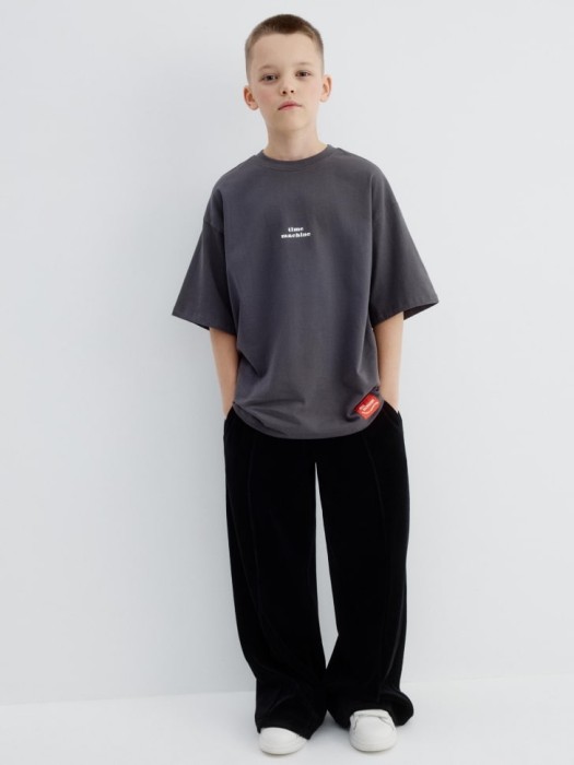 футболка оверсайз для мальчиков из коллекции  x мосфильм для детского возраста с изнаночной стороны