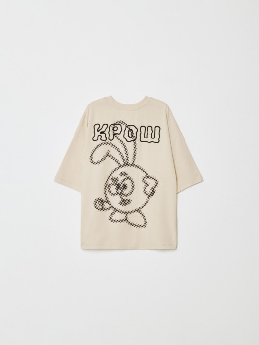 футболка оверсайз для мальчиков с принтом  x смешарики от бренда sela вид слева