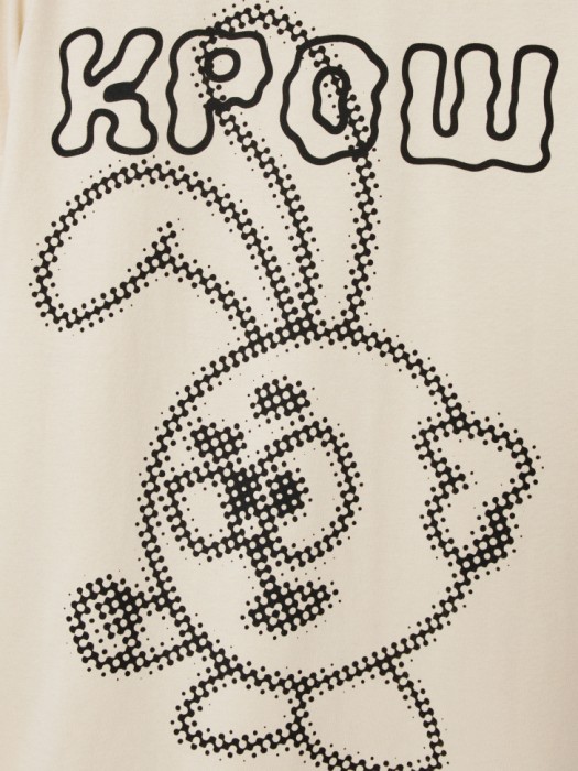 футболка оверсайз для мальчиков с принтом  x смешарики по цене 1299 руб вид справа