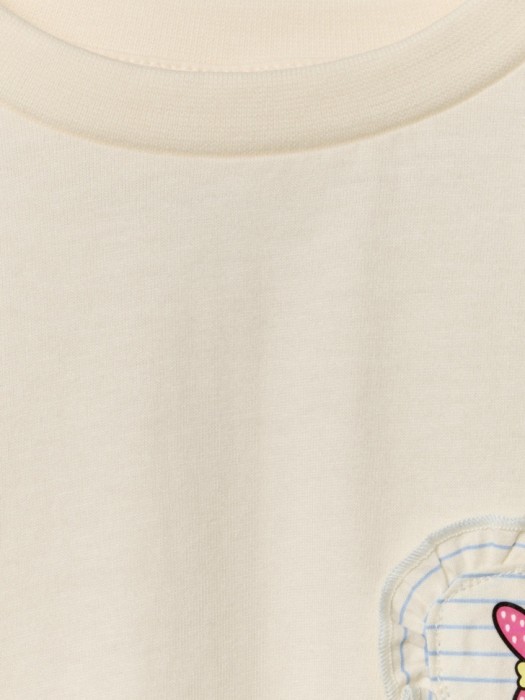 футболка оверсайз с аппликацией hello kitty my melody для девочек по цене 999 руб вид справа